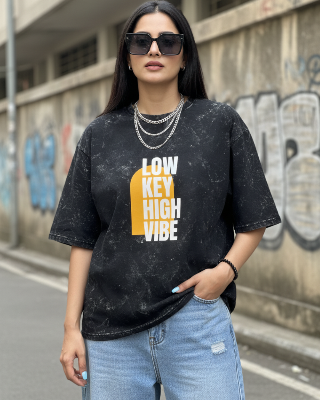 Oversized Acid Wash – “Low Key High Vibe” Edition