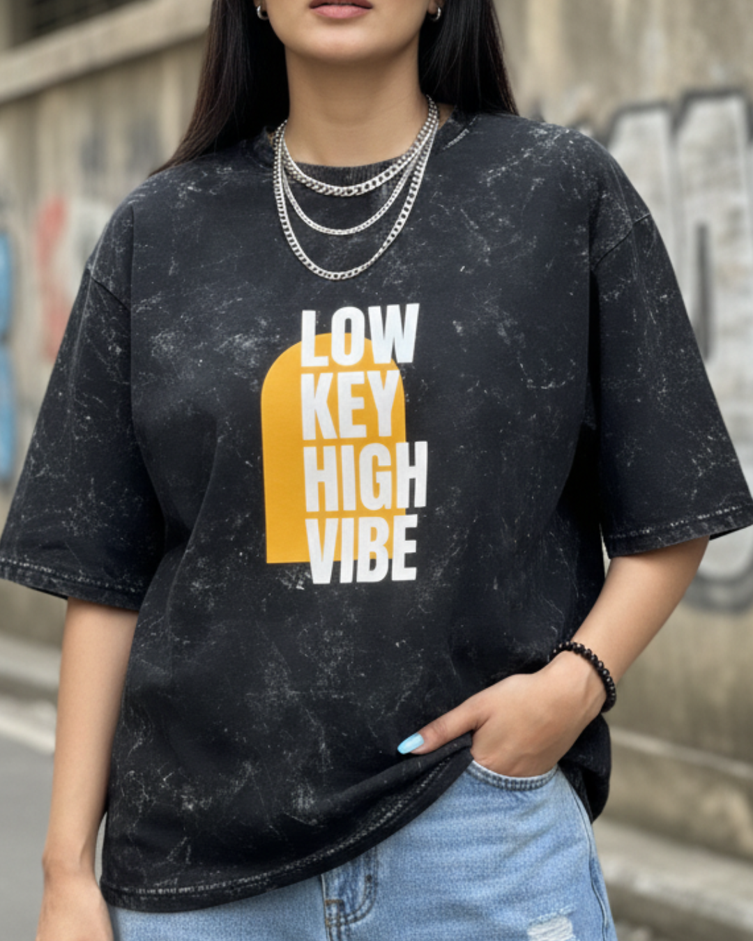 Oversized Acid Wash – “Low Key High Vibe” Edition