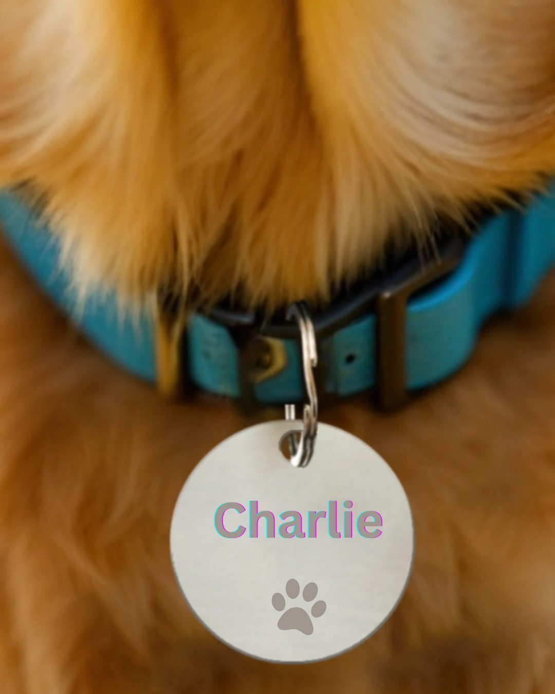 Pet Tag with Customized Name