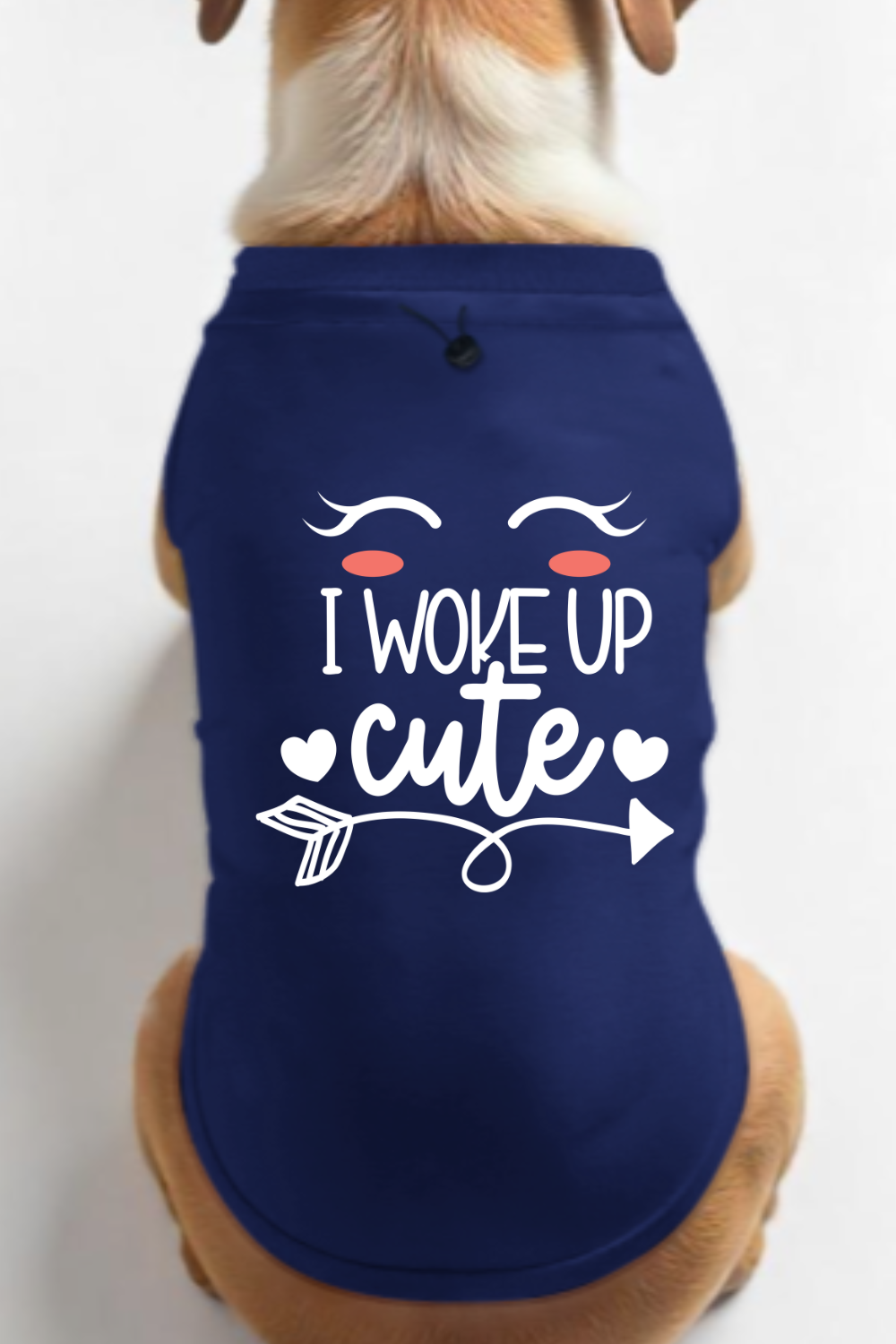 I woke up cute Dog T-shirt
