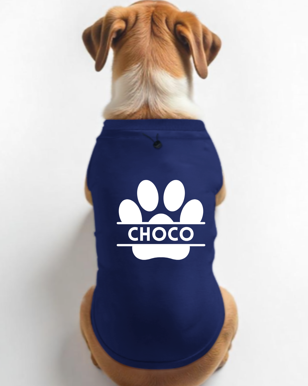 Pet T-shirt with Name customization with Paw