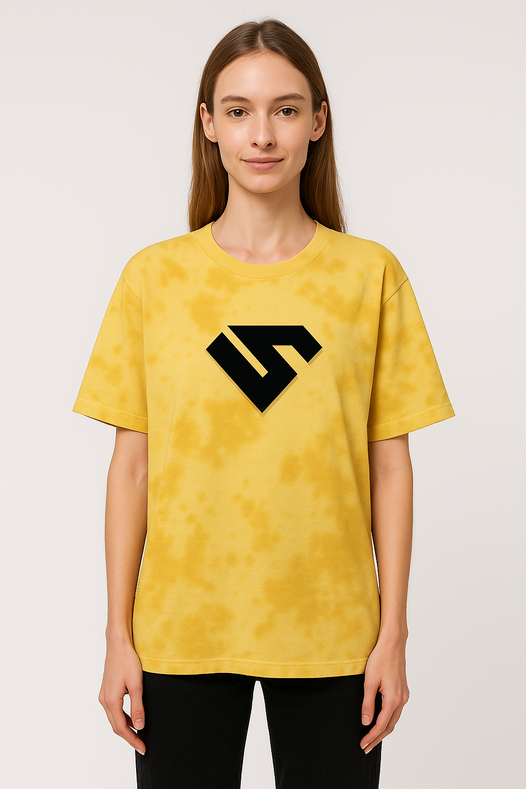 Bold Superman Tie-Dye Oversized Tee