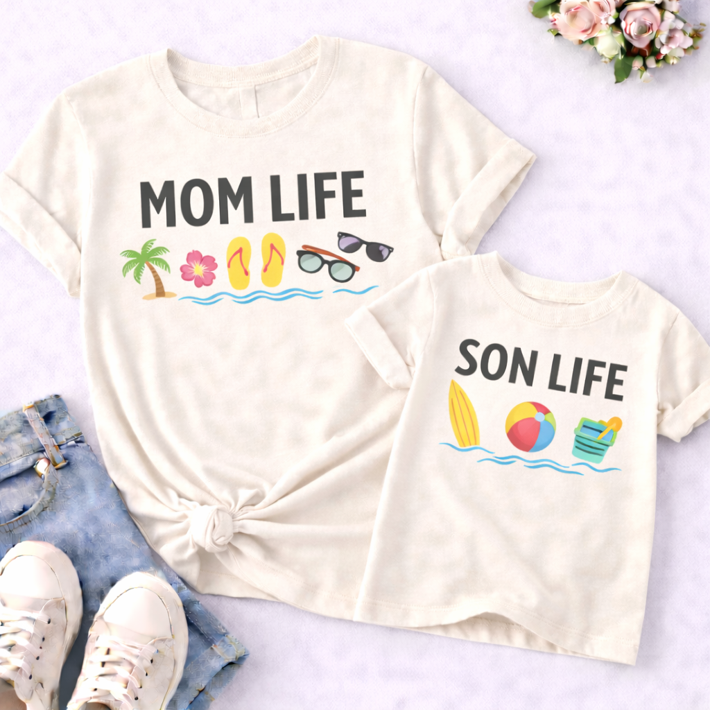 Mama & Son Matching T-Shirt Combo