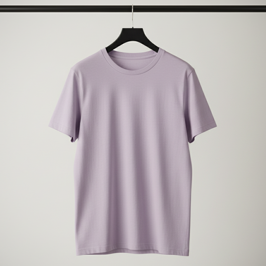 Lavender Blue plain T-shirt
