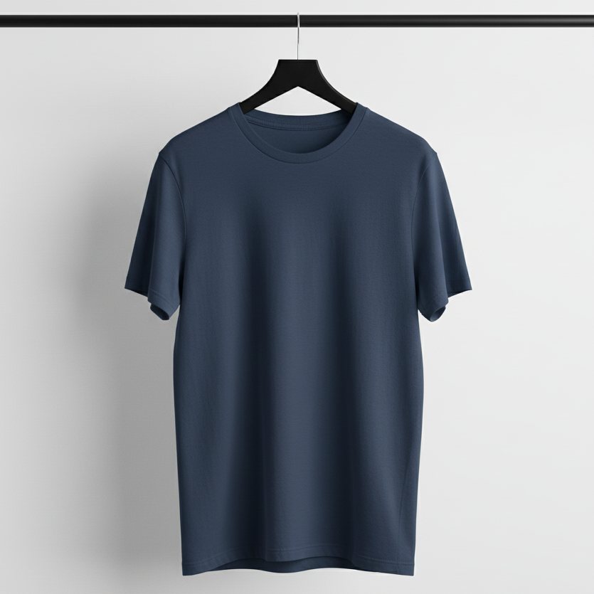 Navy Blue plain T-shirt