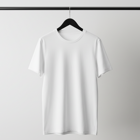 White plain T-shirt