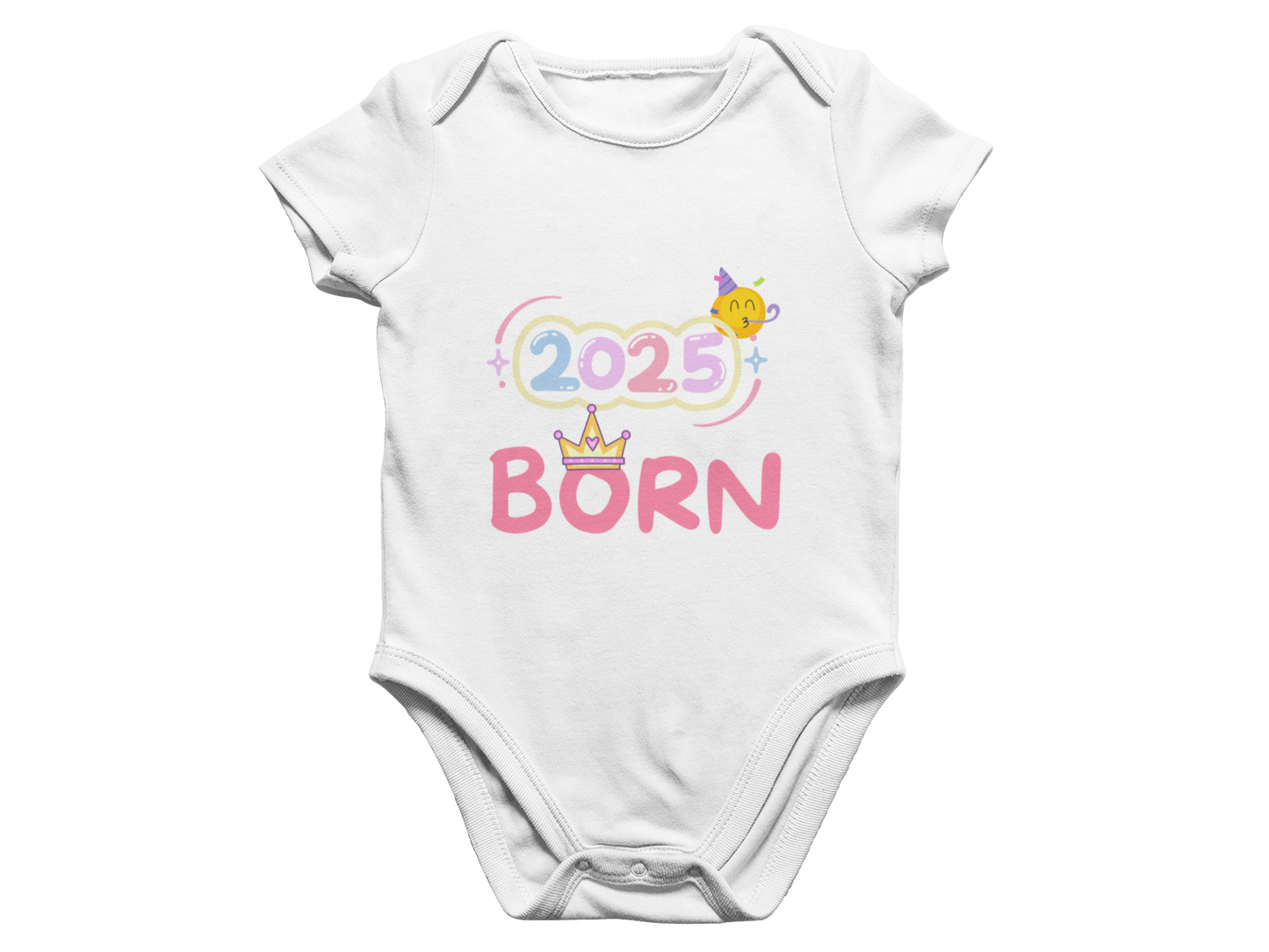 Baby Romper White Born 2025
