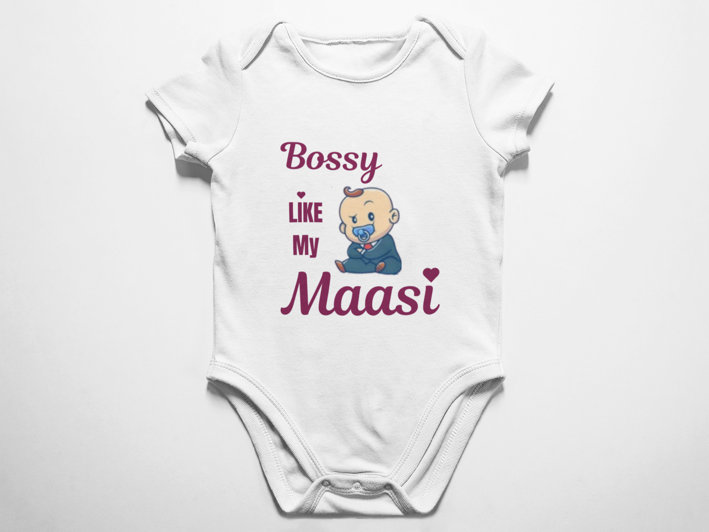 Baby Romper Bossy like my Maasi
