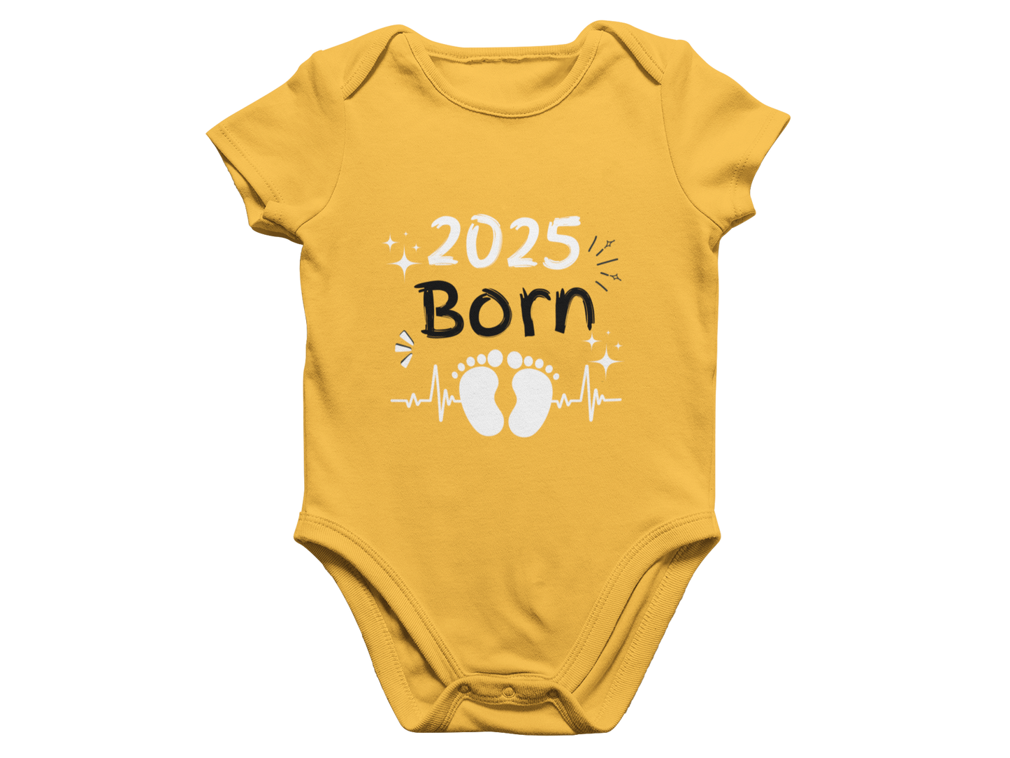 Baby Romper Yellow Born 2025