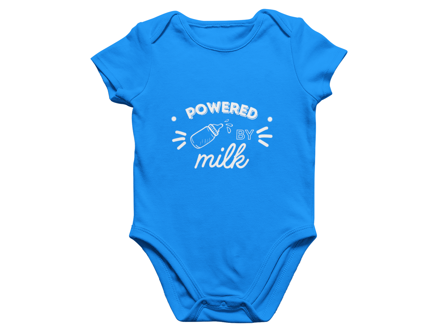 Funny Baby Romper Blue with Hilarious Quotes
