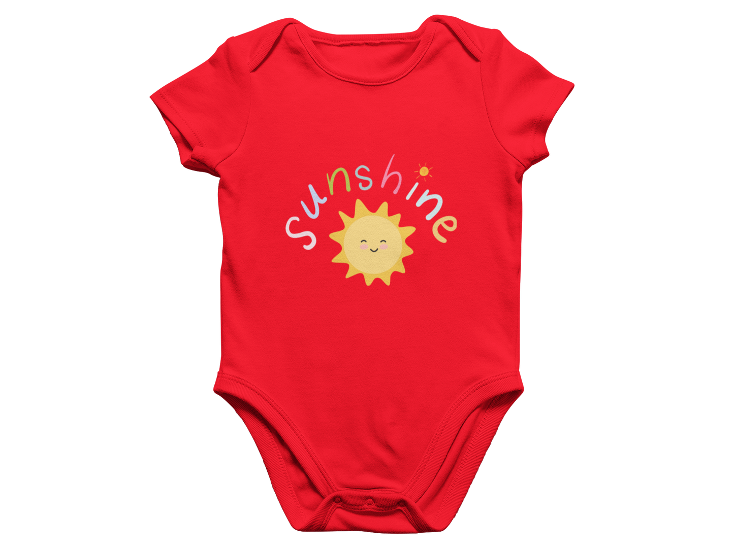 Baby Romper Red Sunshine