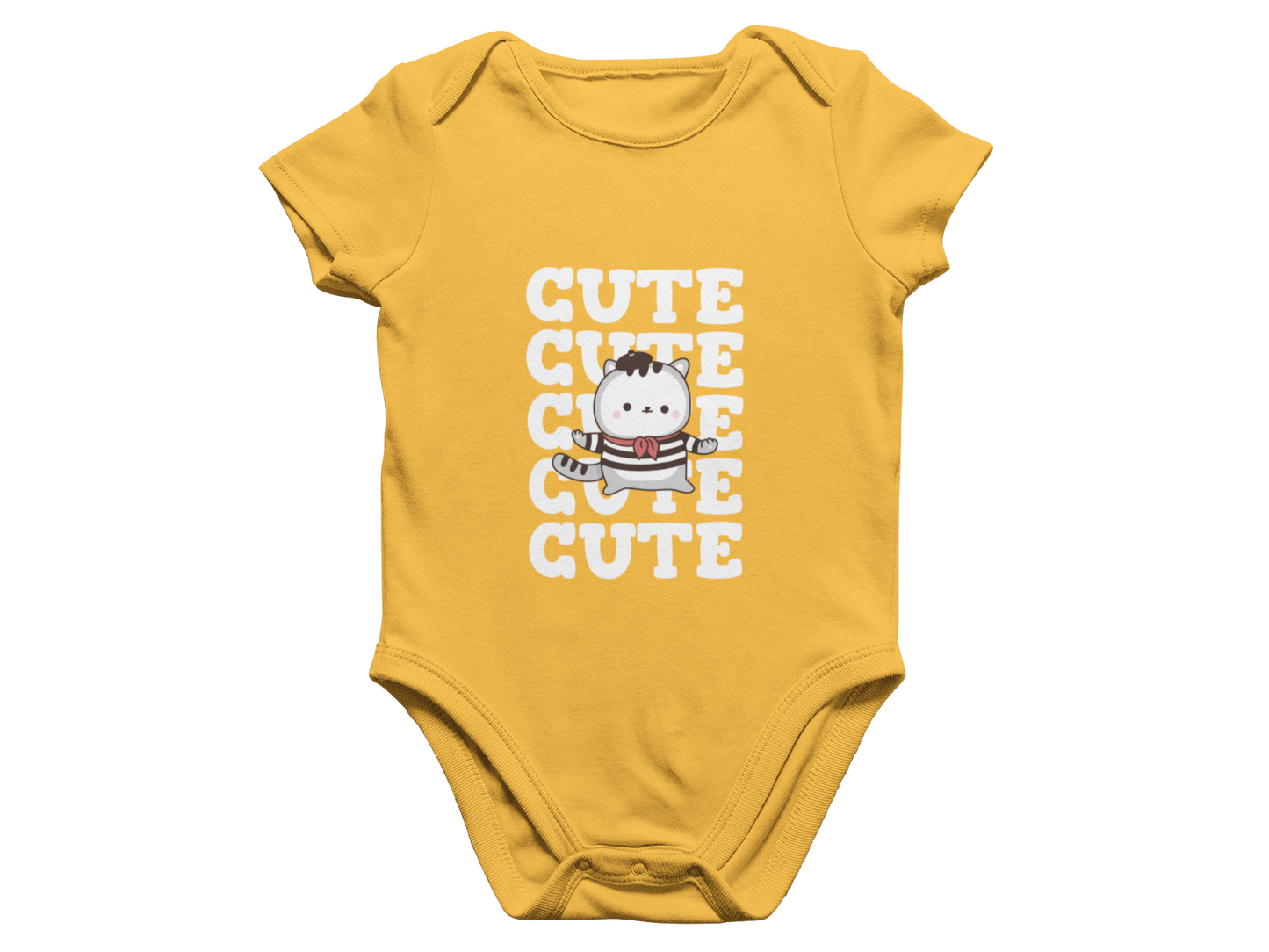 Baby Romper Yellow CUTE