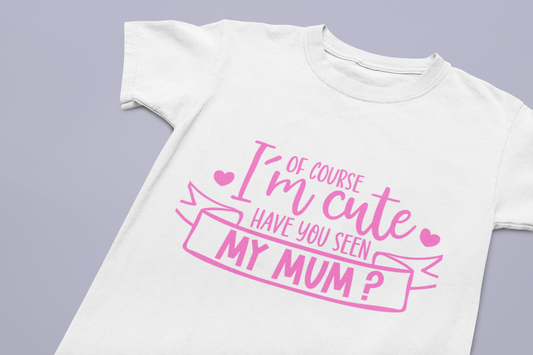 Cute Kids T-shirt with funny quote