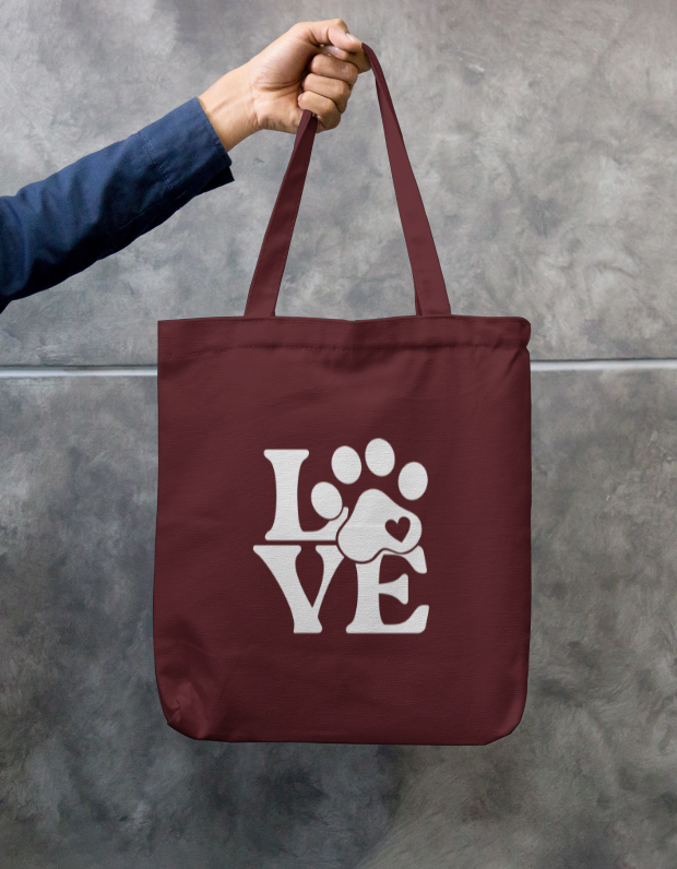 Customised Canvas Tote Bag with Name | Personalised Everyday Carry Bag