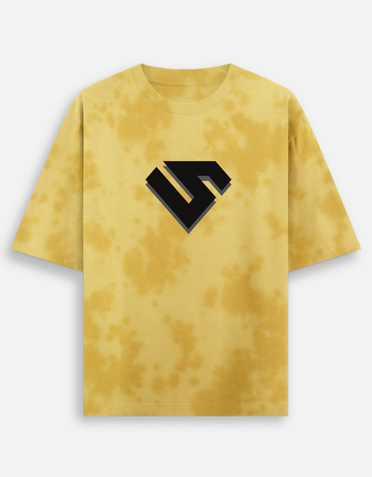 Bold Superman Tie-Dye Oversized Tee