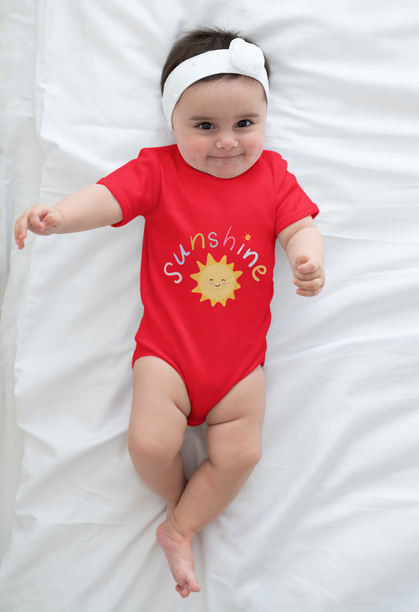 Baby Romper Red Sunshine