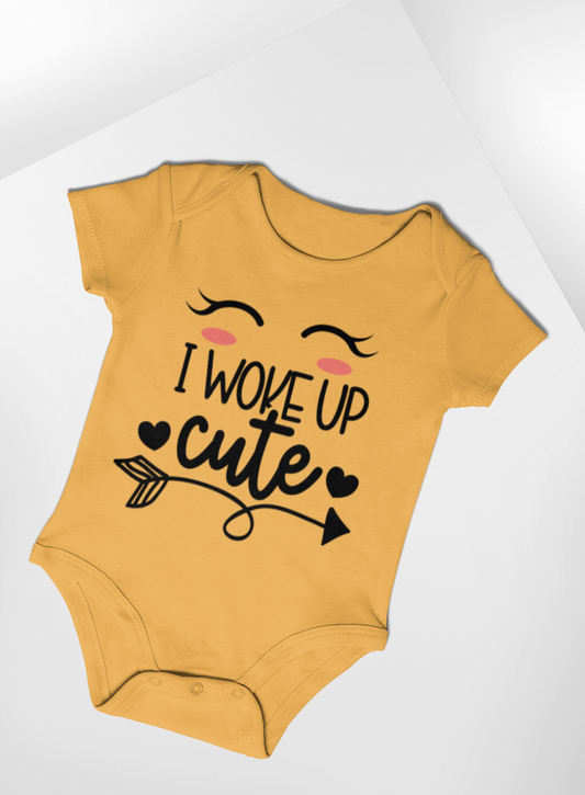 Funny Red Baby Romper with Hilarious Quotes