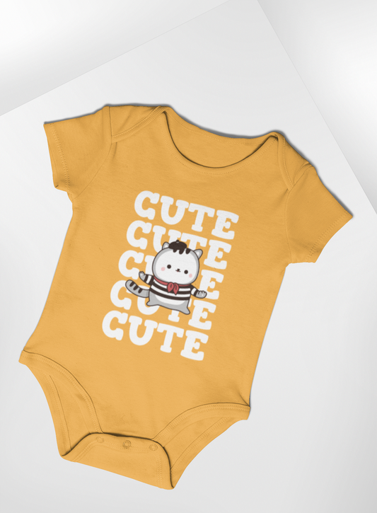 Baby Romper Yellow CUTE