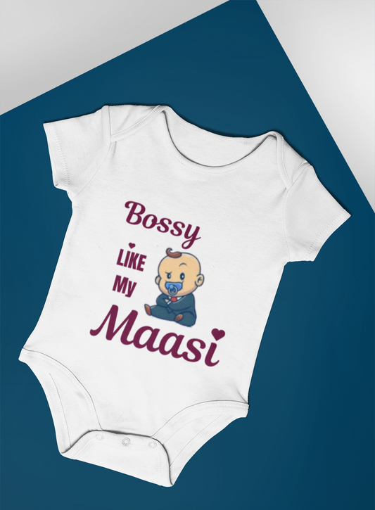 Baby Romper Bossy like my Maasi