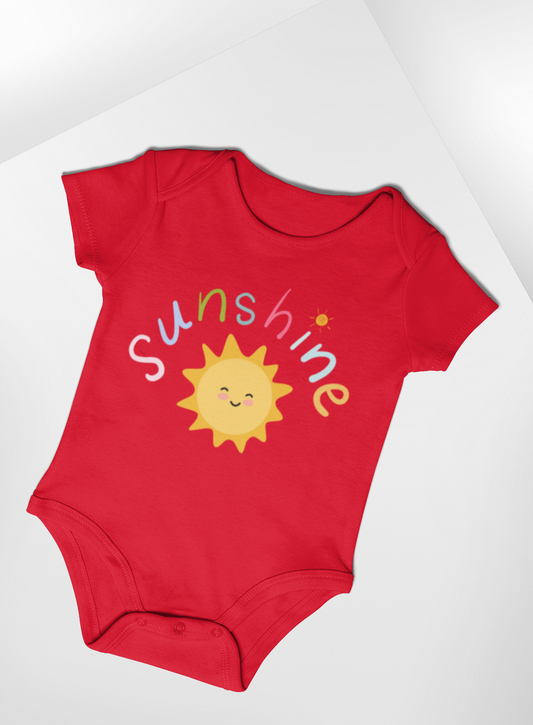 Baby Romper Red Sunshine