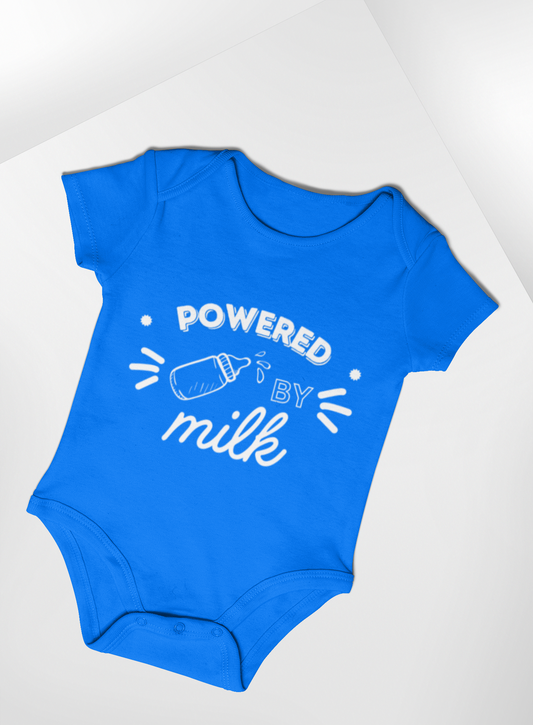 Funny Baby Romper Blue with Hilarious Quotes
