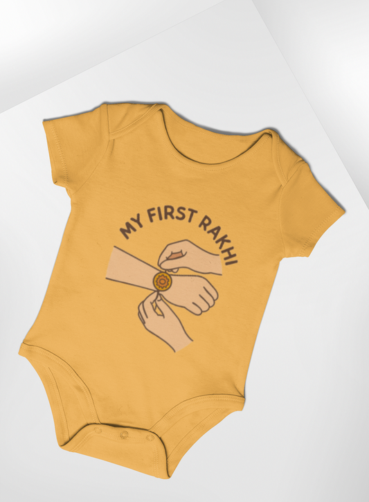 Cute My First Rakhi Romper
