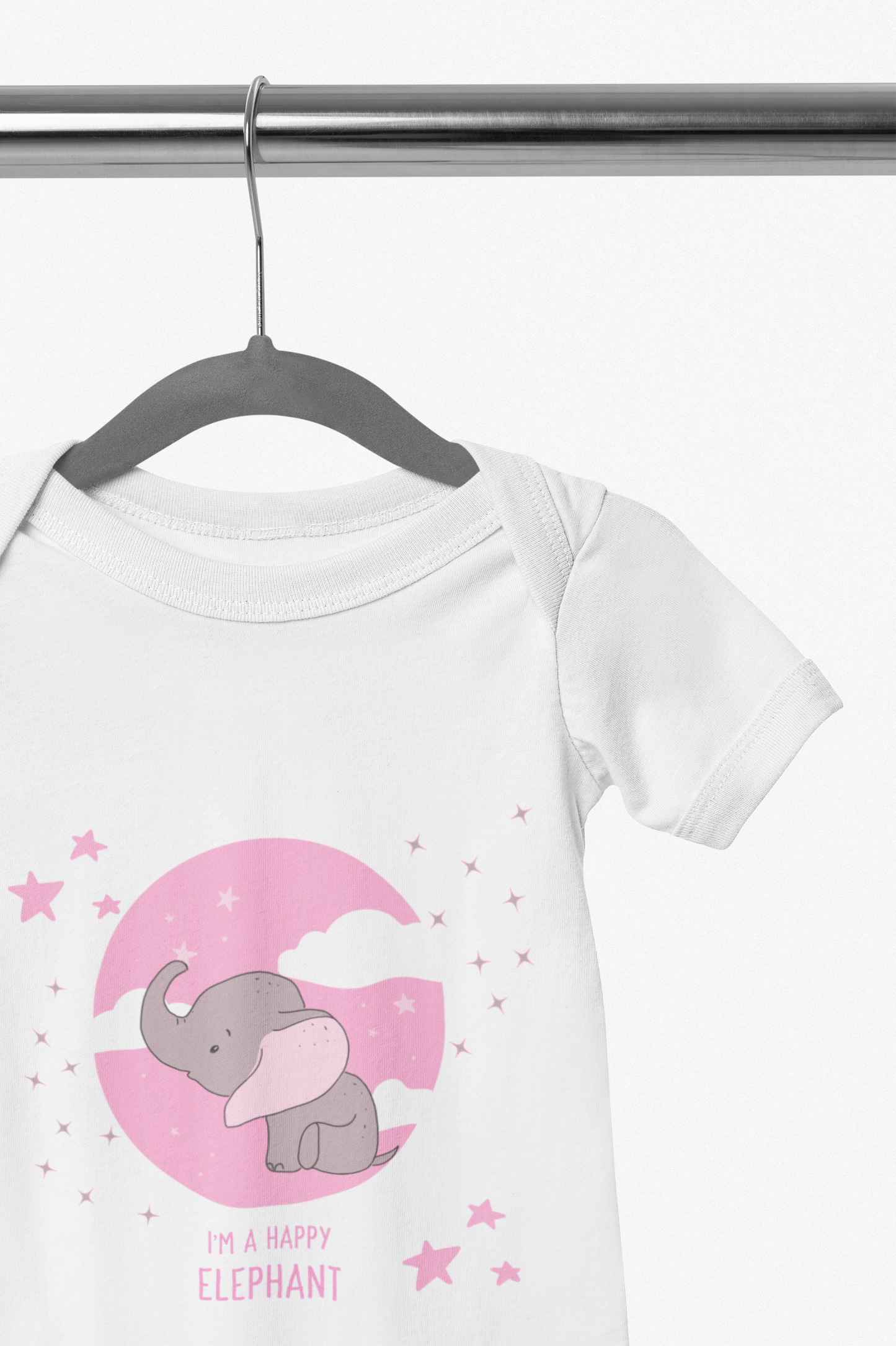 Baby Romper Blue Elephant