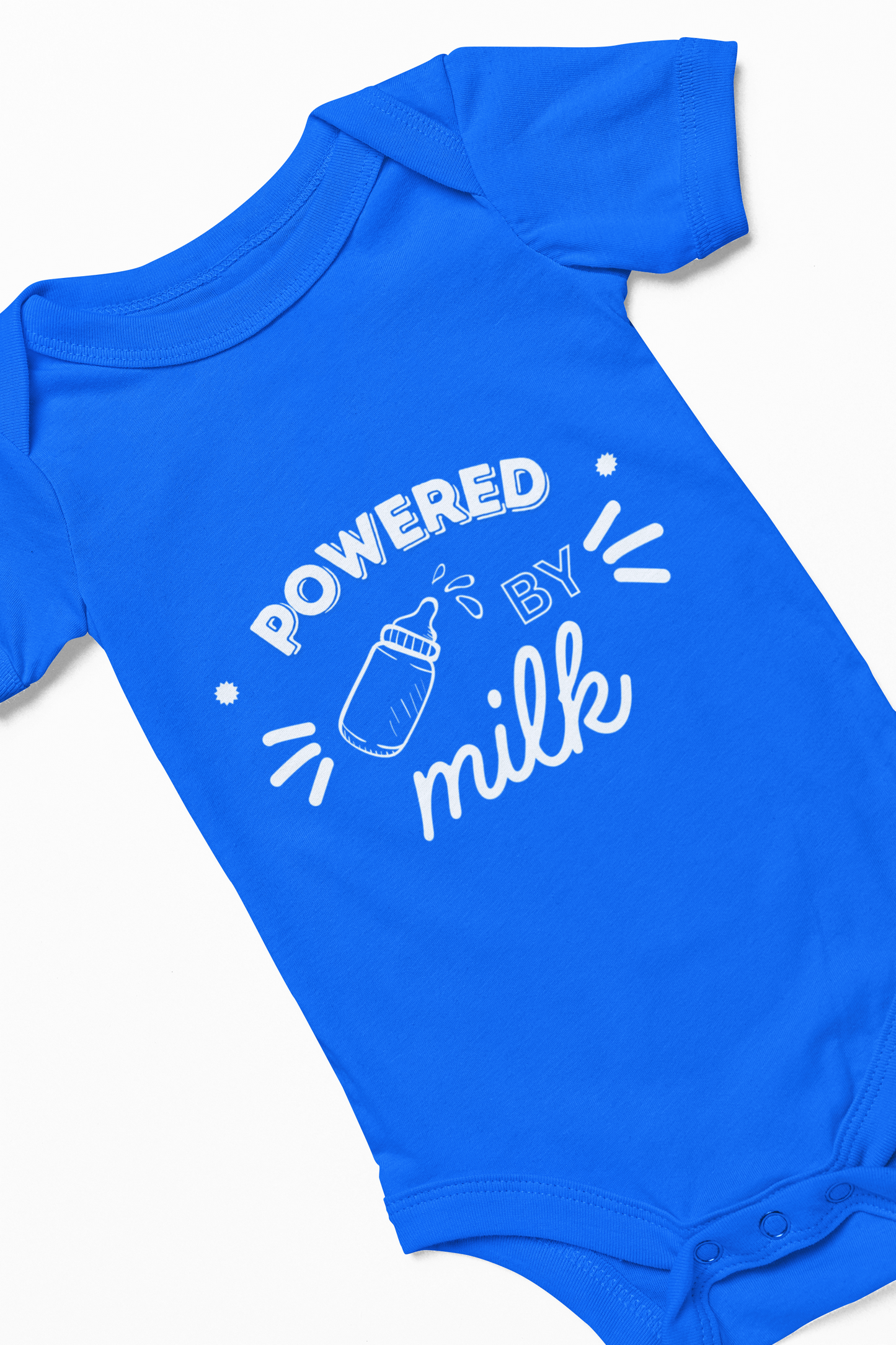 Funny Baby Romper Blue with Hilarious Quotes