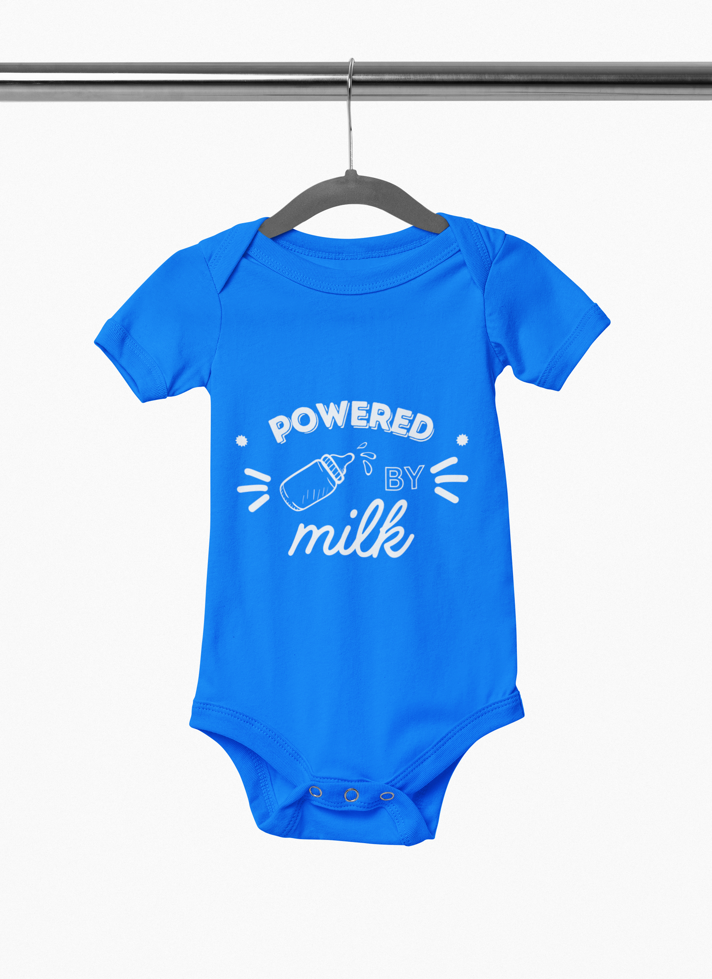 Funny Baby Romper Blue with Hilarious Quotes
