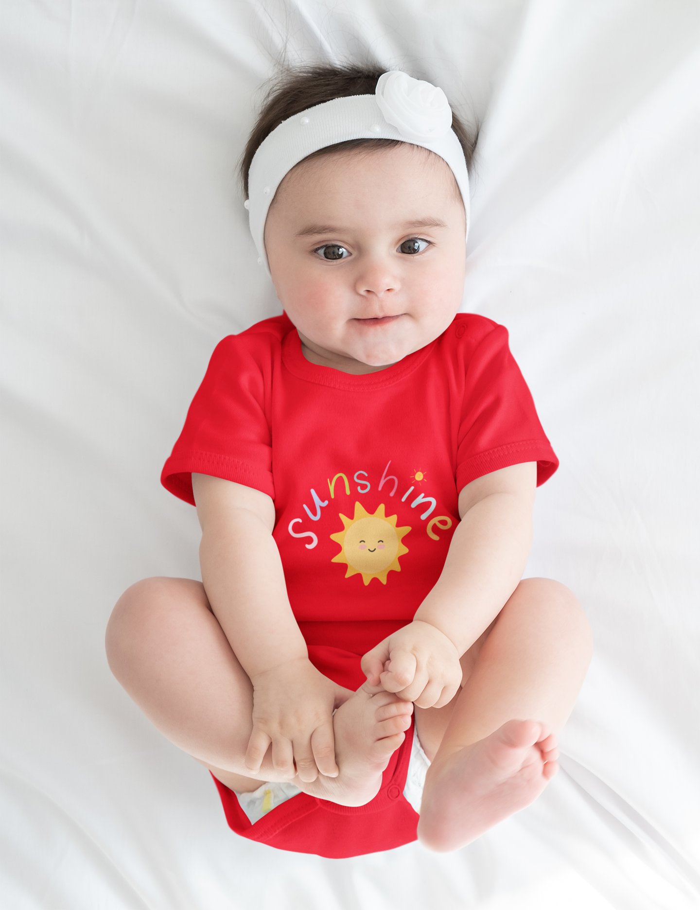 Baby Romper Red Sunshine