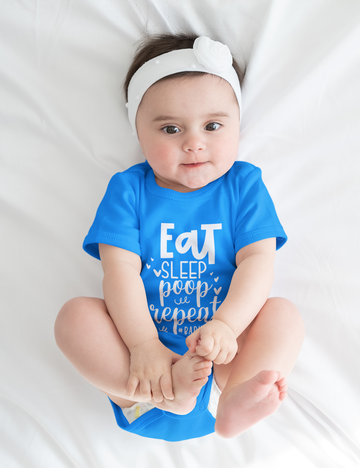 Baby Romper Eat Sleep Repeat