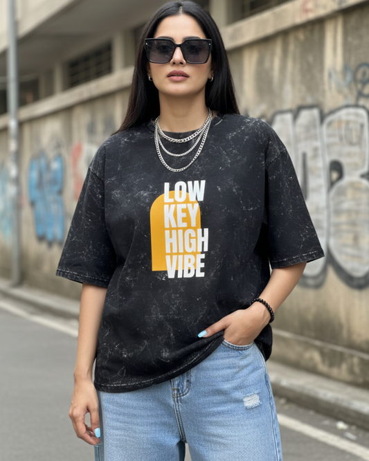 Oversized Acid Wash – “Low Key High Vibe” Edition