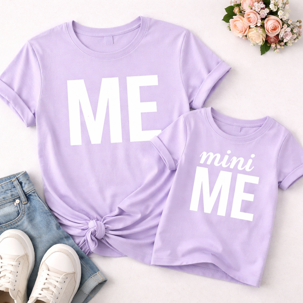 Mama & Baby Girl Matching T-Shirt Combo