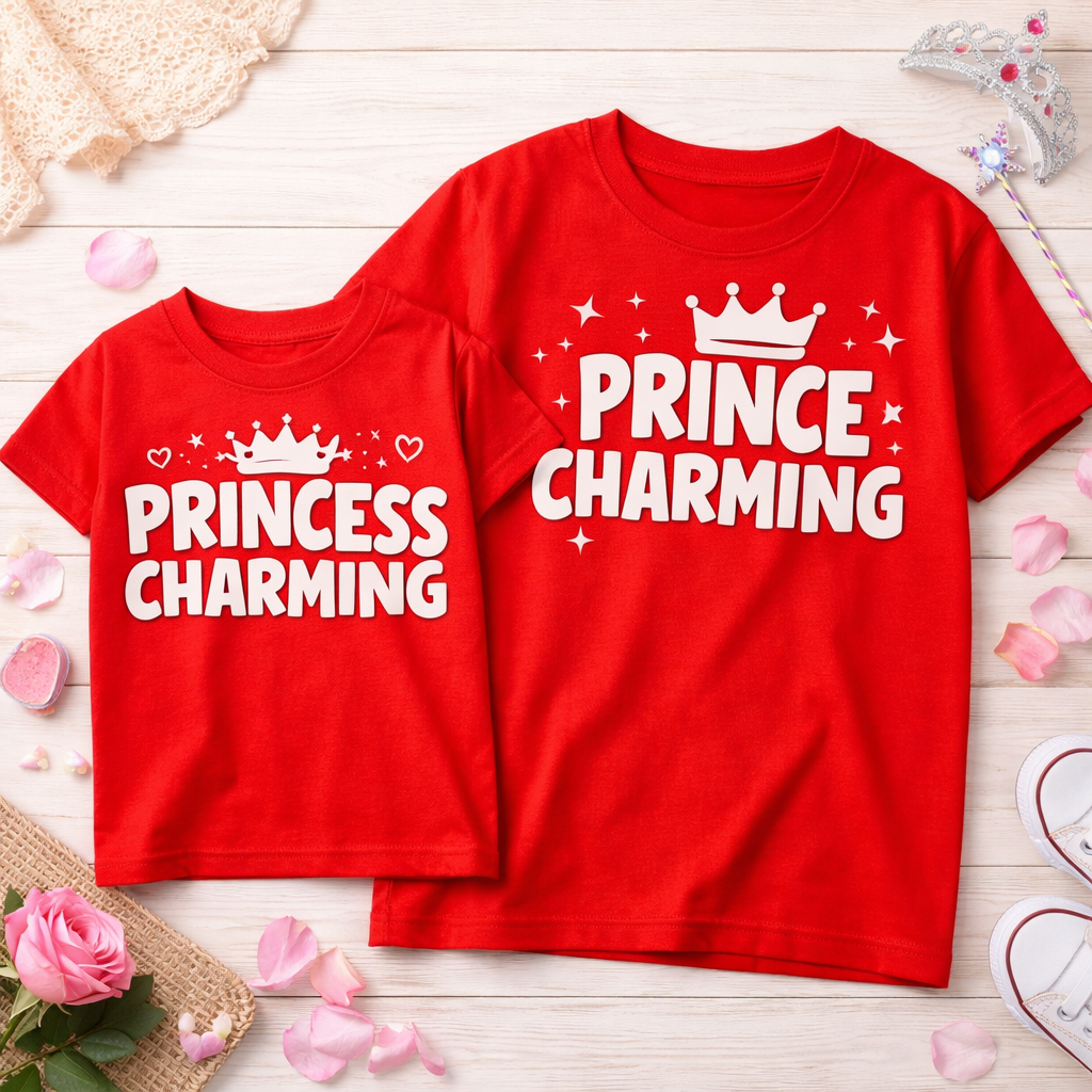 Sibling Sets for prince charming  and princess charming