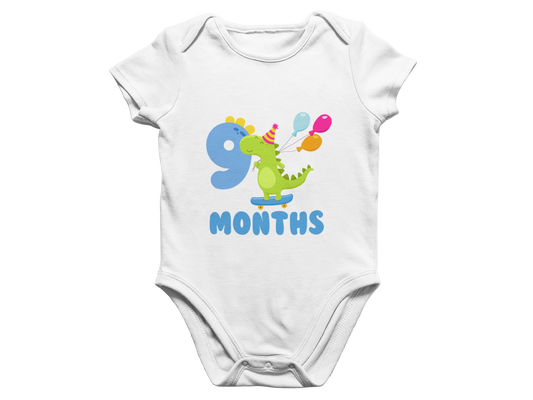 Monthly Birthday Dinosaur Special Romper
