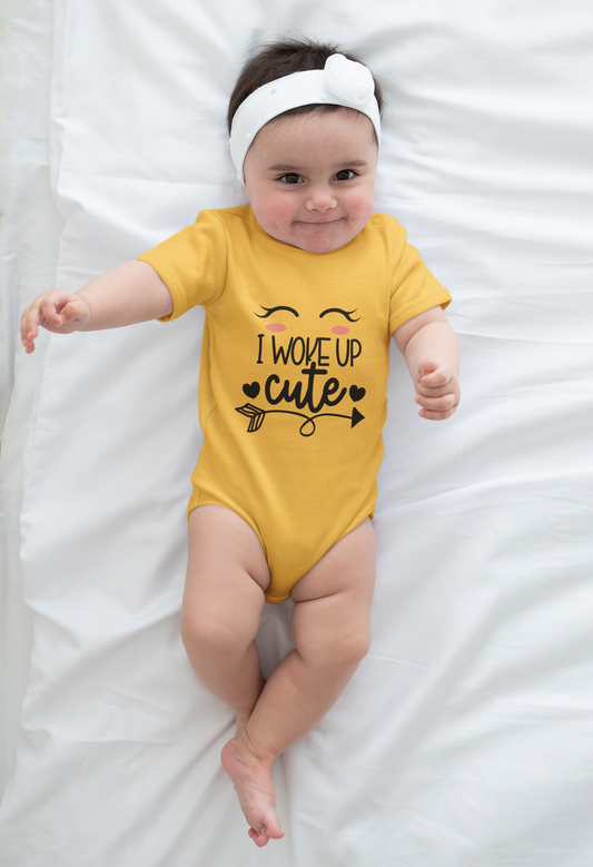 Funny Red Baby Romper with Hilarious Quotes