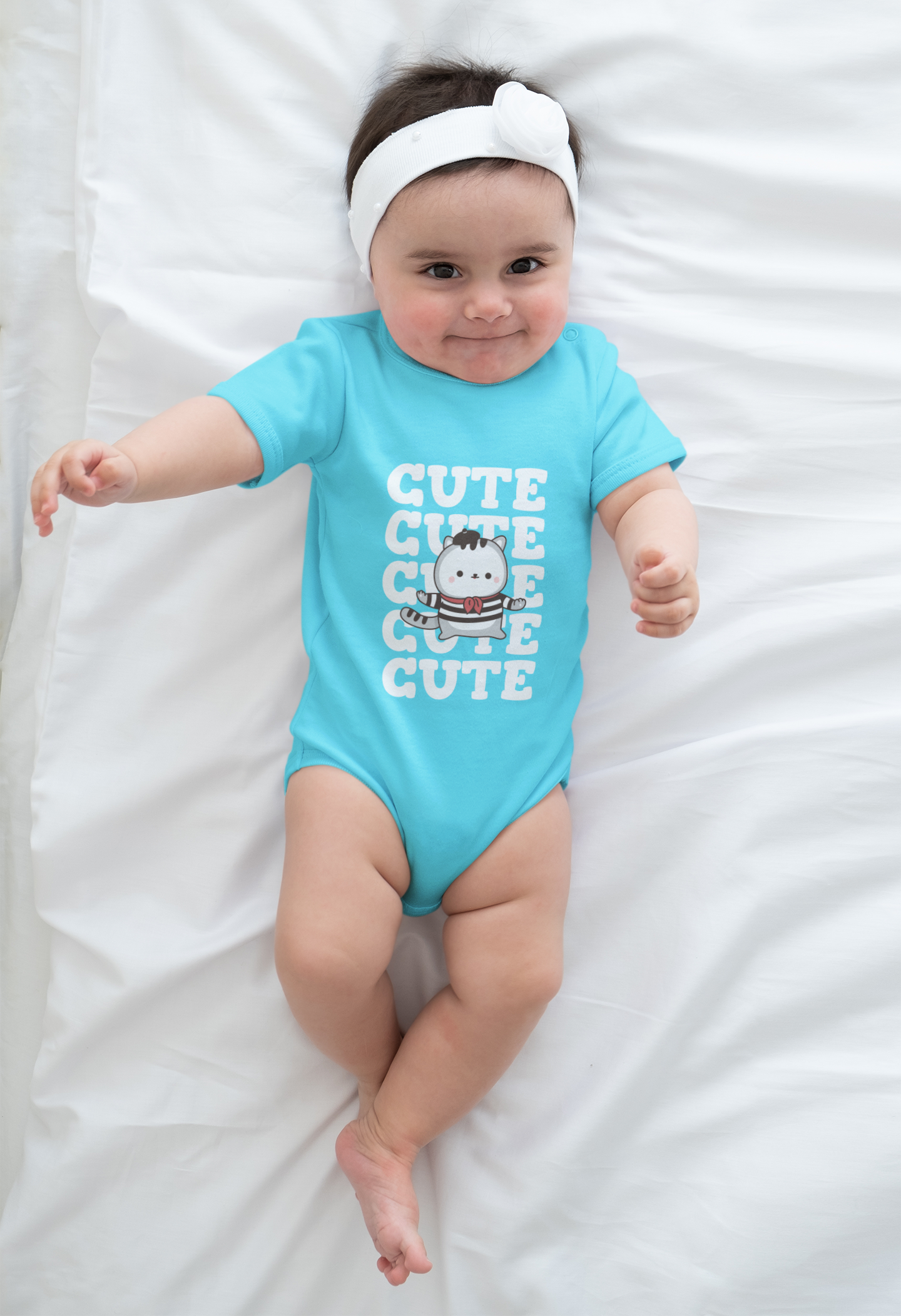Baby Romper Blue CUTE