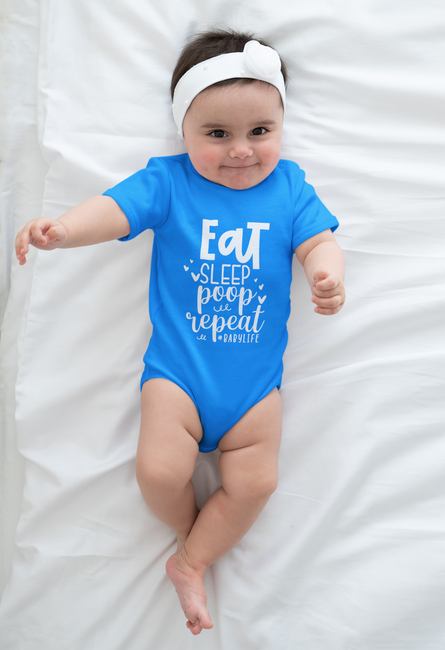 Baby Romper Eat Sleep Repeat