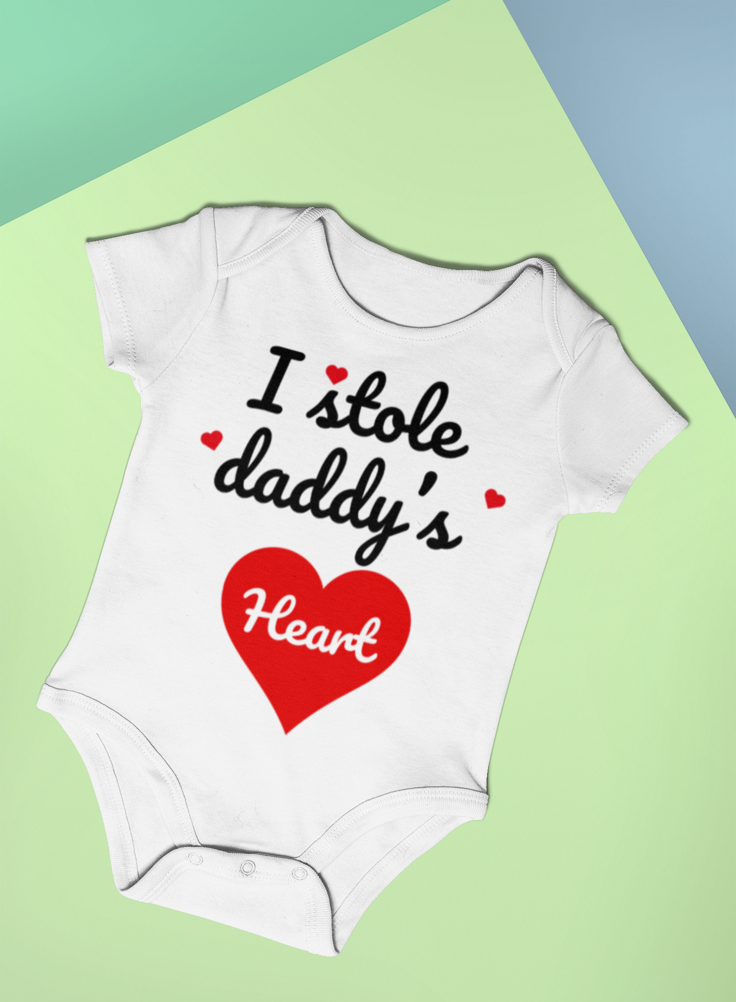 Baby Romper I stole dady's heart