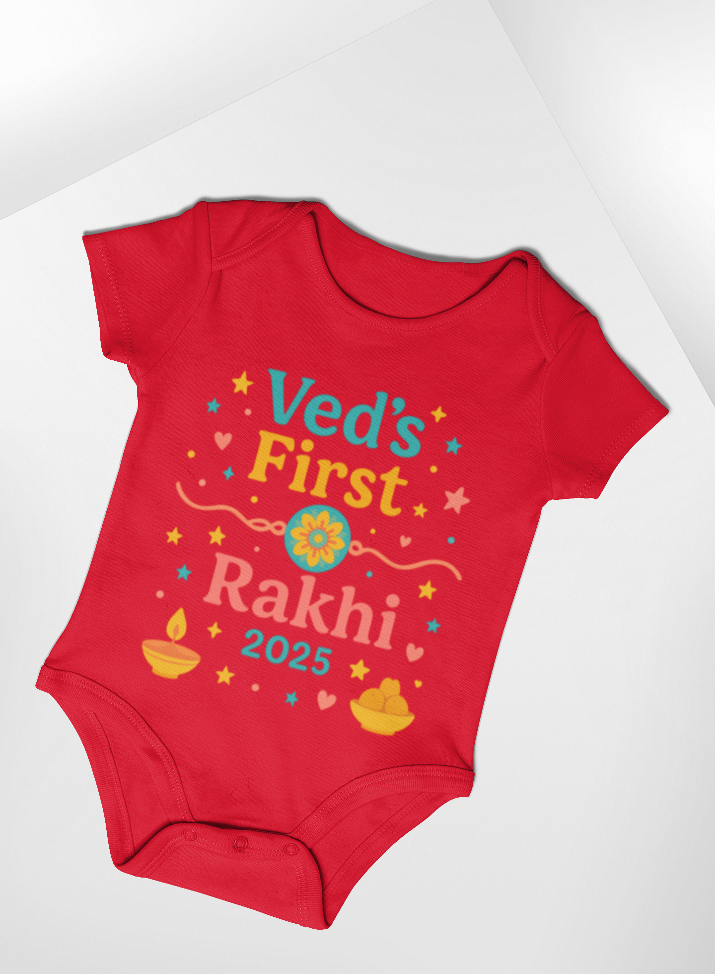My first Rakhi Customized with Name