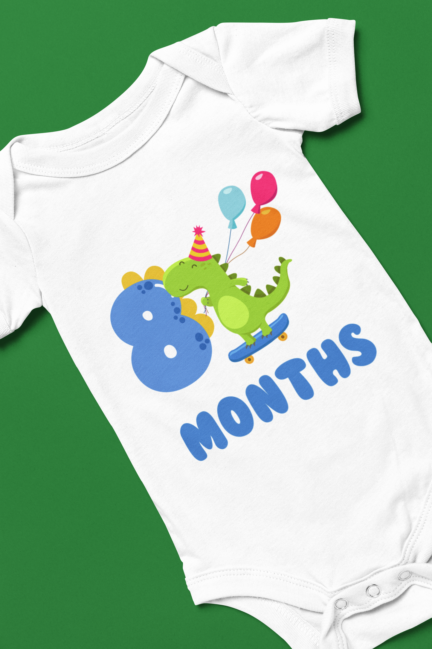 Monthly Birthday Dinosaur Special Romper