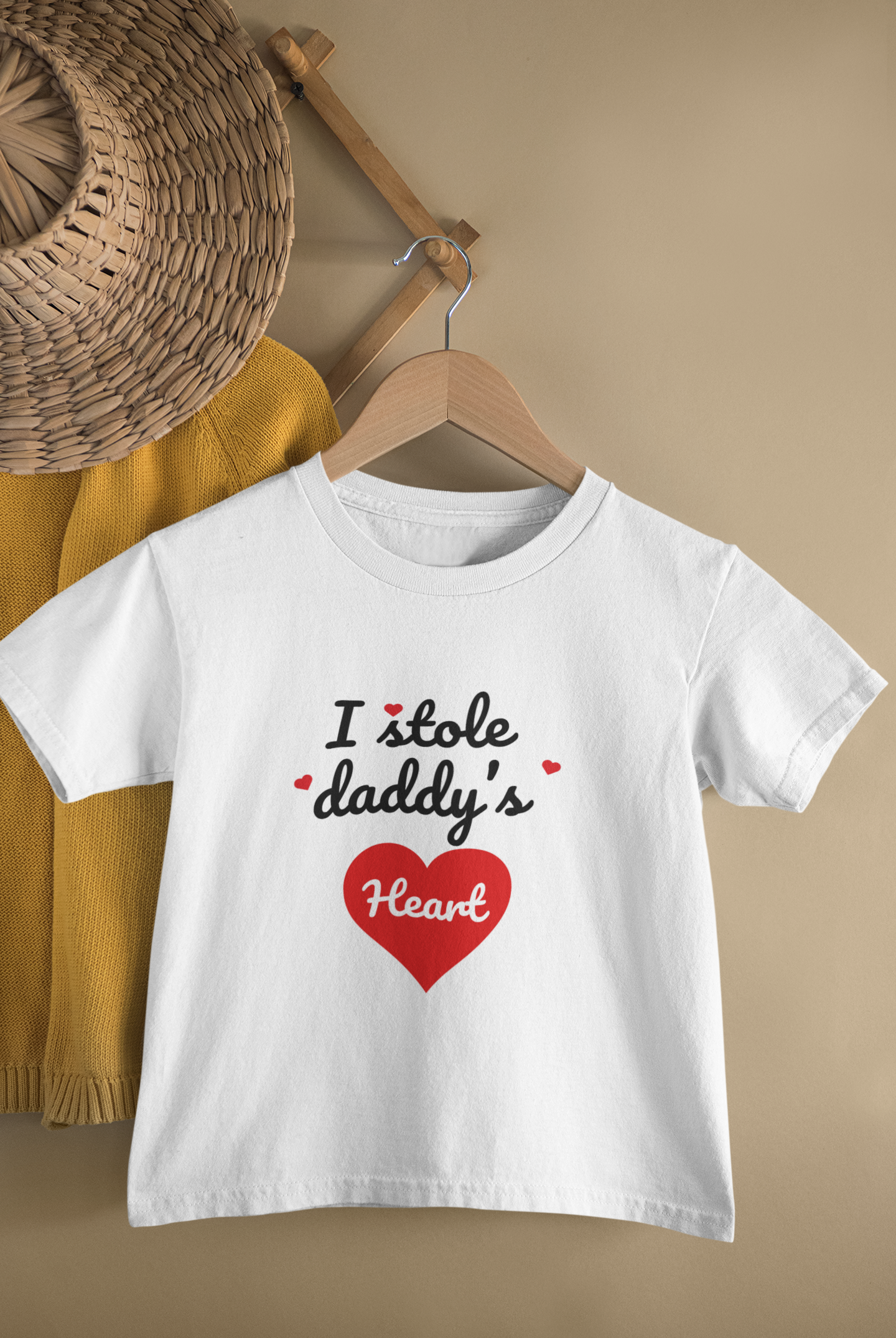 Kids I Stole Dady's heart T-shirt