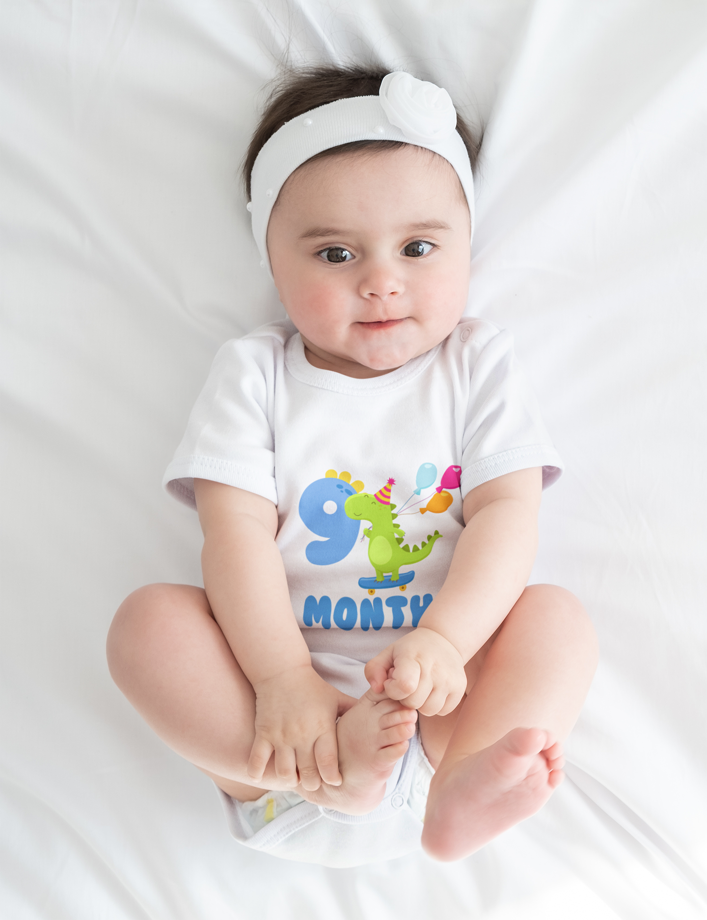 Monthly Birthday Dinosaur Special Romper