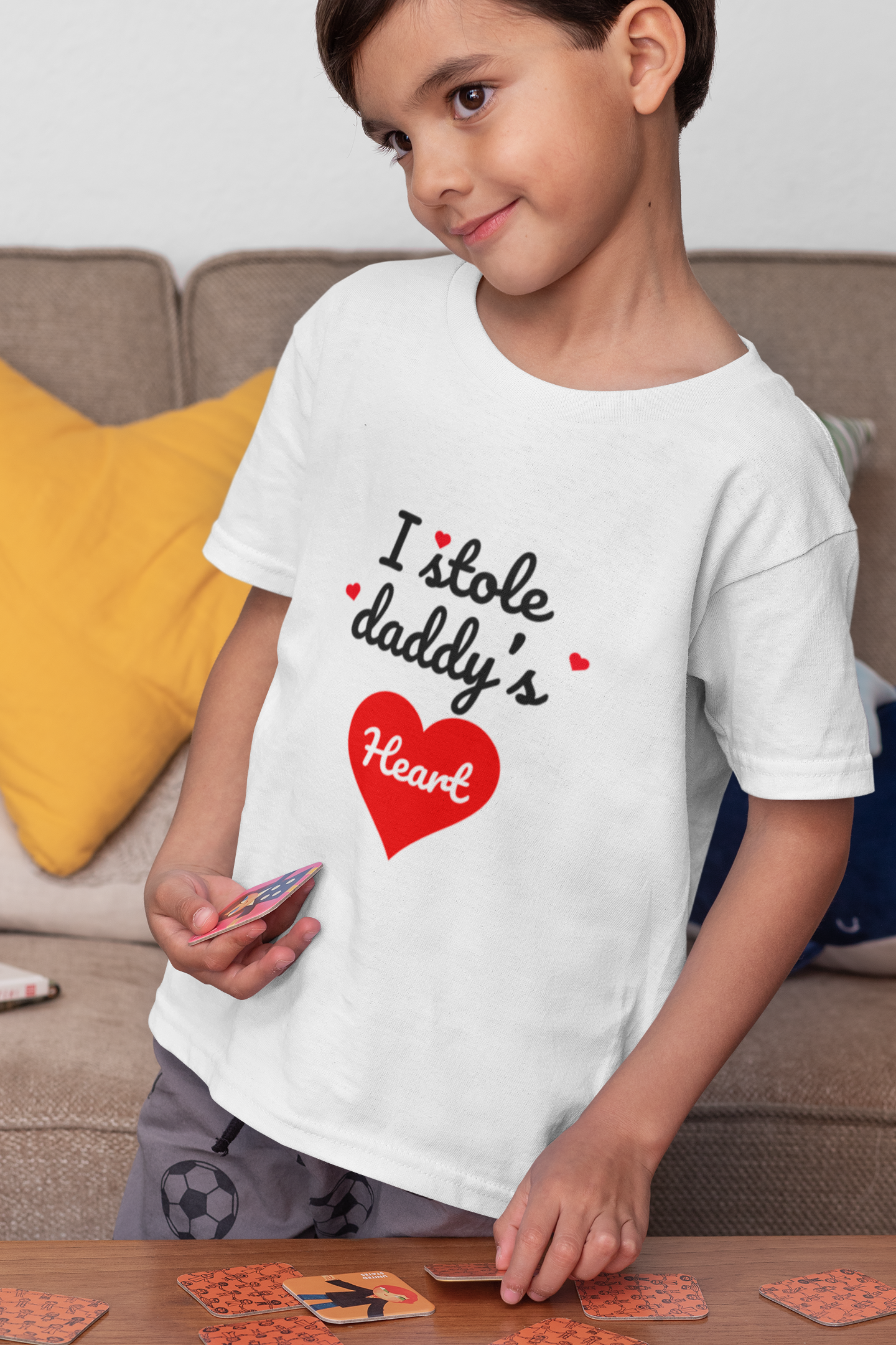 Kids I Stole Dady's heart T-shirt