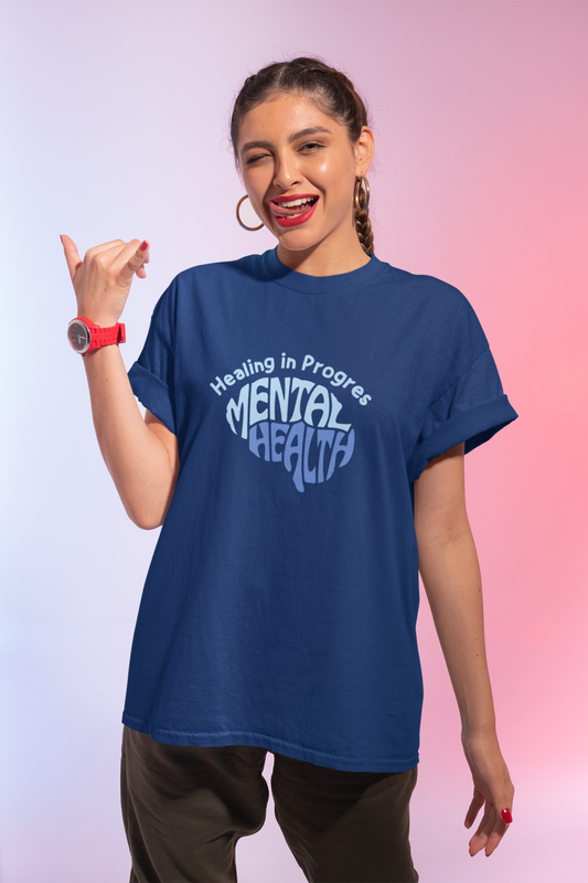 Blue Mental health Tshirt